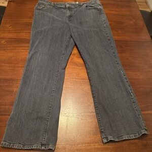 Vintage‎ Y2K Venezia Lane Bryant Bootcut Jeans 18W Avg Stretch Made in Hong Kong